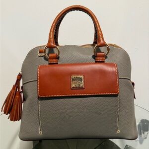 Dooney & Bourke Audrey Satchel- Grey